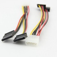 4-контактный кабель питания IDE Molex на 2 SATA